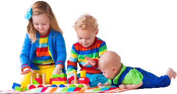 3 children playing together