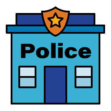 Icon of a police station