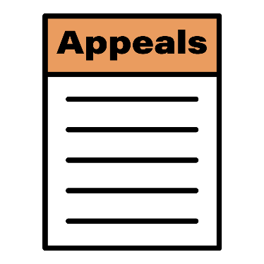 Icon of a appeals document