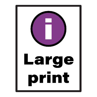 Icon of large print document